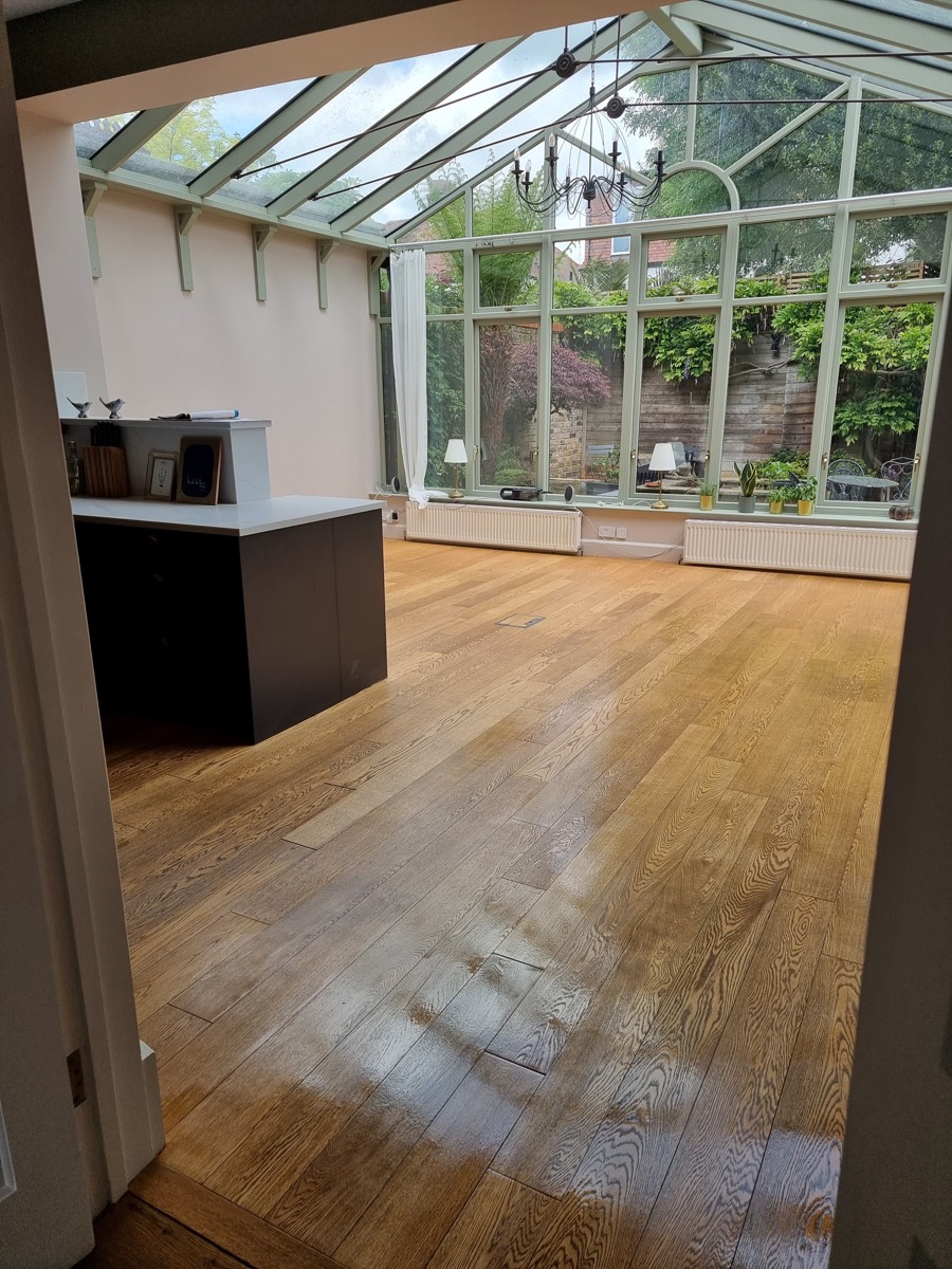 Oak flooring